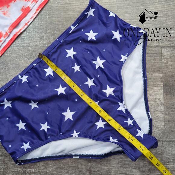 Adisputent Crop Bikini Swimsuit Size M - Picture 6 of 7